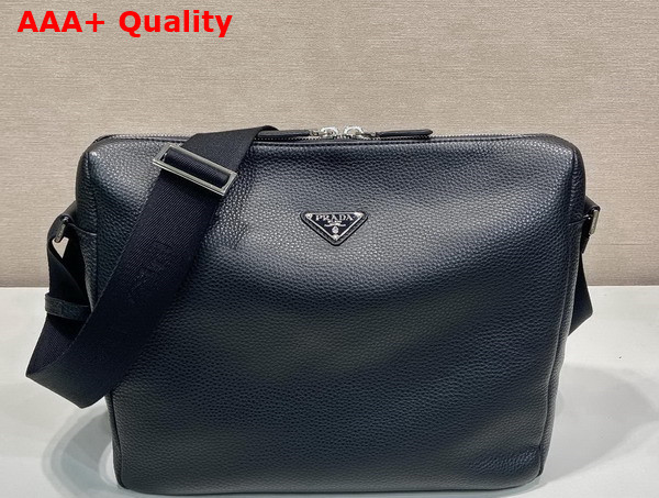 Prada Leather Shoulder Bag in Black 2VH182 Replica