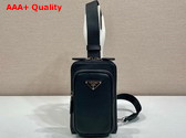 Prada Leather Smartphone Case in Black 2ZH195 Replica