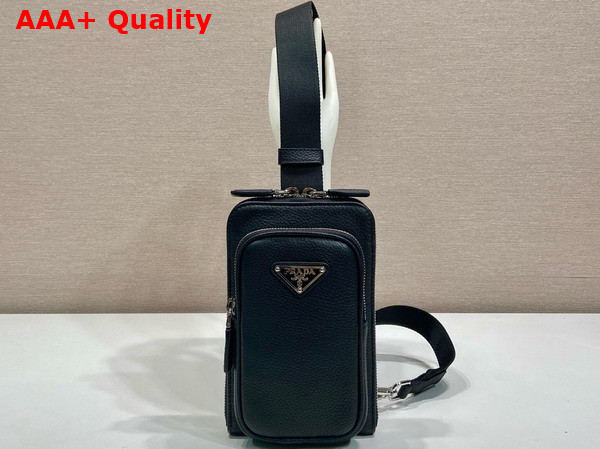 Prada Leather Smartphone Case in Black 2ZH195 Replica