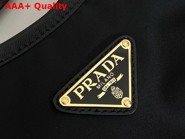 Prada Mariner Large Re Nylon Shoulder Bag in Black 1BC244 Replica