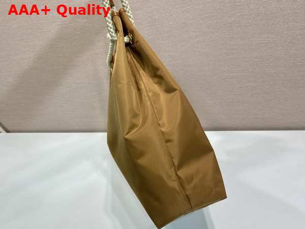 Prada Mariner Large Re Nylon Shoulder Bag in Brandy 1BC244 Replica