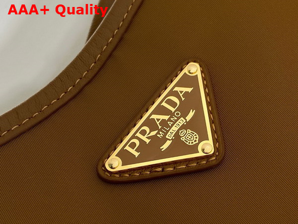 Prada Mariner Large Re Nylon Shoulder Bag in Brandy 1BC244 Replica