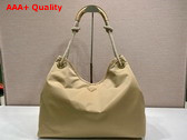 Prada Mariner Large Re Nylon Shoulder Bag in Camel 1BC244 Replica