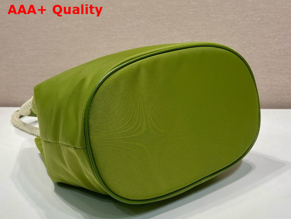 Prada Mariner Re Nylon Small Bucket Bag in Ivy Green 1BE082 Replica
