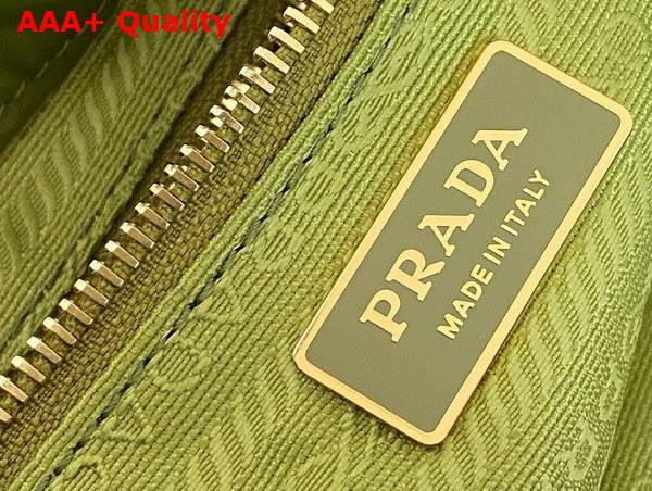 Prada Mariner Re Nylon Small Bucket Bag in Ivy Green 1BE082 Replica