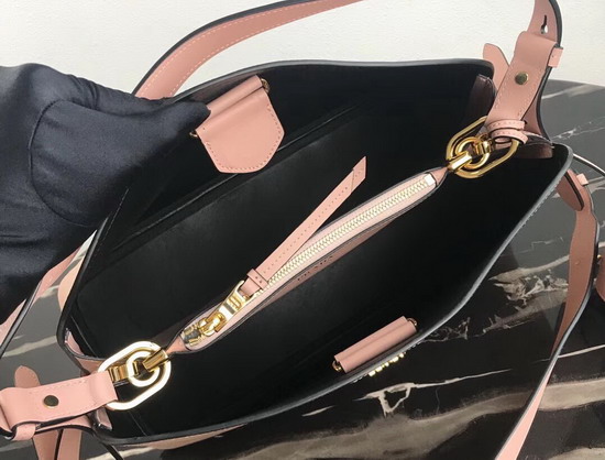Prada Matinee Handbag in Powder Pink Saffiano Leather