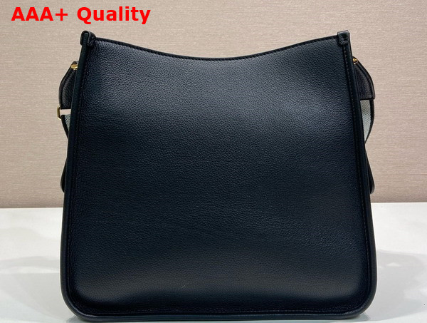 Prada Medium Leather Bag in Black 1BC073 Replica