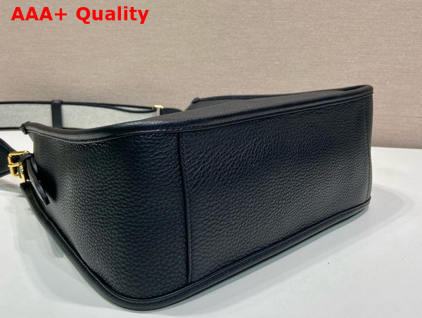 Prada Medium Leather Bag in Black 1BC073 Replica
