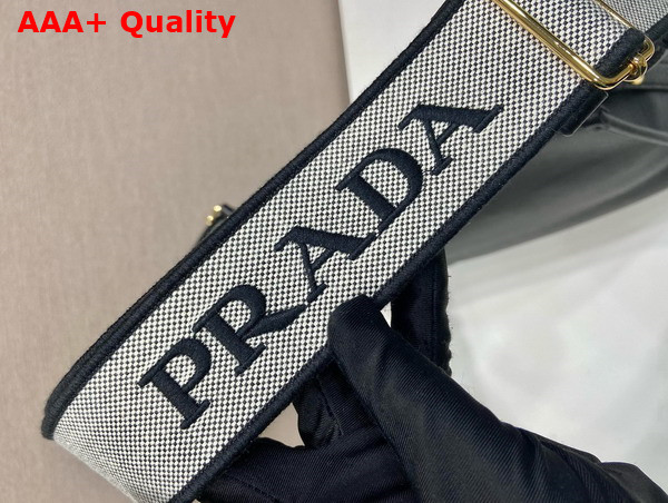 Prada Medium Leather Bag in Black 1BC073 Replica
