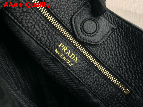 Prada Medium Leather Bag in Black 1BC073 Replica