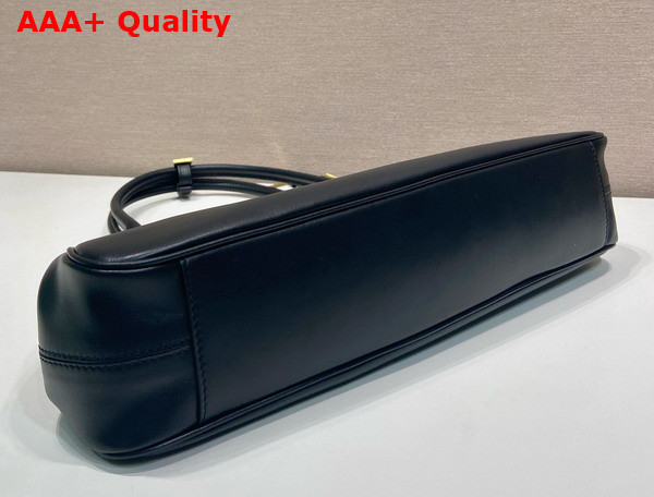 Prada Medium Leather Tote Bag in Black 1BG569 Replica
