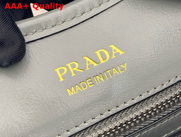 Prada Medium Leather Tote Bag in Pewter 1BG563 Replica