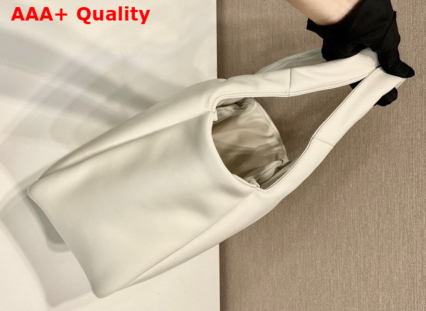Prada Medium Padded Prada Soft Nappa Leather Bag in White 1BG413 Replica