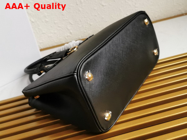 Prada Medium Prada Galleria Saffiano Leather Bag in Black 1BA863 Replica
