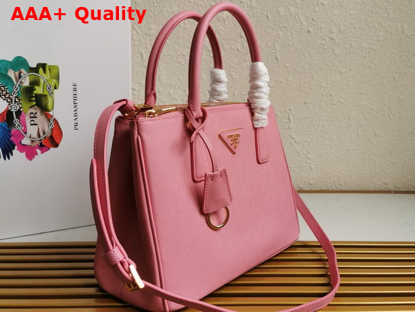 Prada Medium Prada Galleria Saffiano Leather Bag in Pink 1BA863 Replica