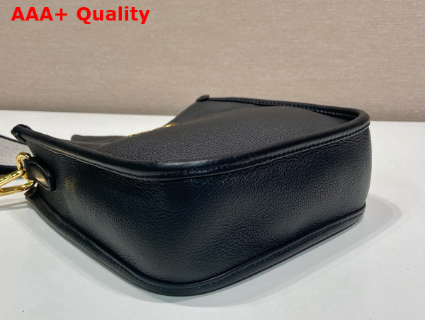 Prada Mini Leather Shoulder Bag in Black 1BH191 Replica