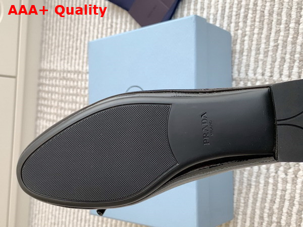 Prada Naplak Patent Leather Ballerinas in Black 1F798N Replica