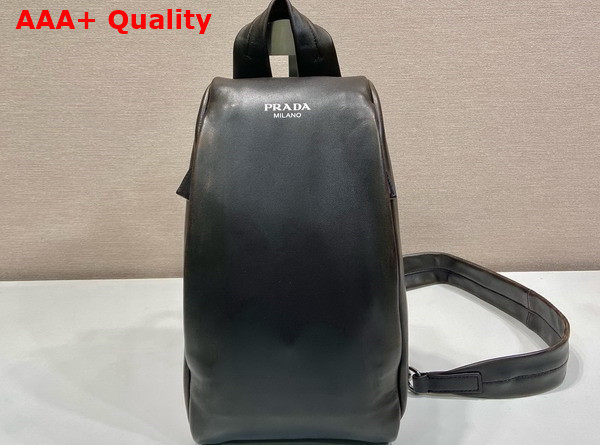 Prada Nappa Leather Backpack in Dark Brown 2VZ114 Replica