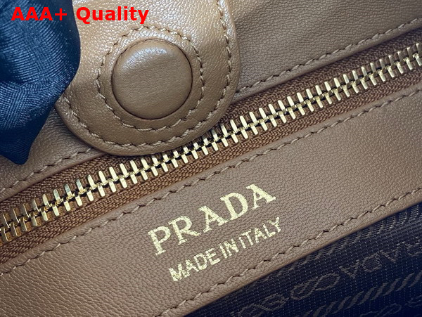 Prada Nappa Leather Shoulder Bag in Caramel 1BG541 Replica