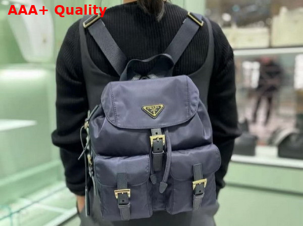 Prada Re Edition 1978 Small Re Nylon Backpack in Balticlue 1BZ677 Replica