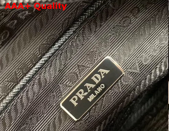 Prada Re Edition 2005 Nylon Shoulder Bag Black Nylon and Saffiano Leather Replica
