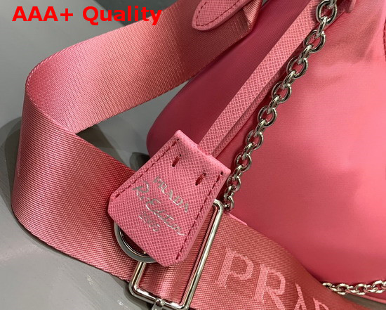 Prada Re Edition 2005 Nylon Shoulder Bag in Begonia Pink Replica