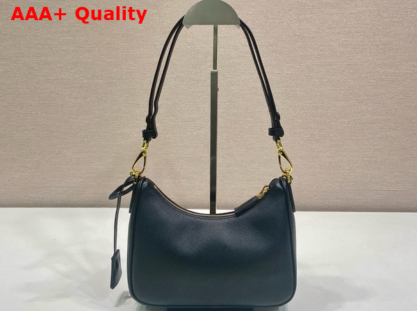Prada Re Edition Saffiano Leather Mini Bag in Black 1BC204 Replica