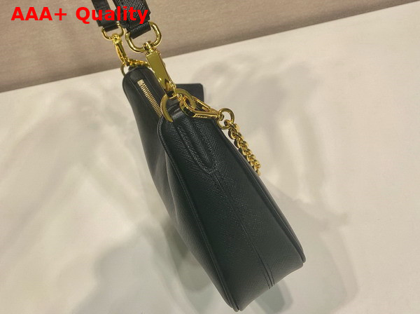 Prada Re Edition Saffiano Leather Mini Bag in Black 1BC204 Replica