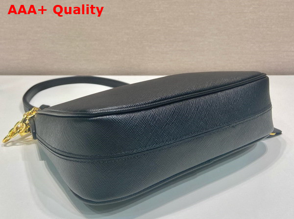 Prada Re Edition Saffiano Leather Mini Bag in Black 1BC204 Replica