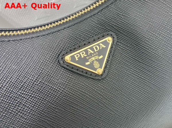 Prada Re Edition Saffiano Leather Mini Bag in Black 1BC204 Replica