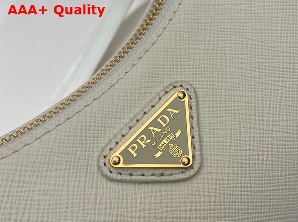 Prada Re Edition Saffiano Leather Mini Bag in White 1BC204 Replica