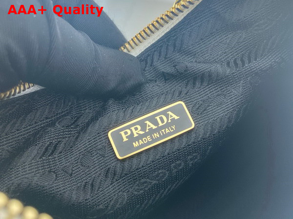 Prada Re Edition Saffiano Leather Mini Bag in White 1BC204 Replica