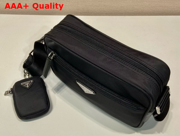 Prada Re Nylon Shoulder Bag in Black 1BC167 Replica