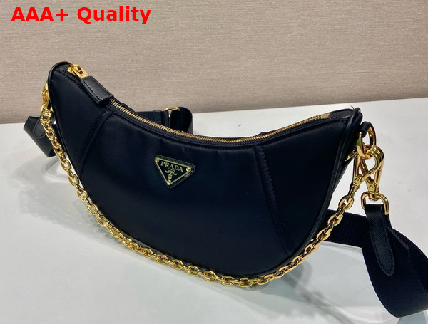 Prada Re Nylon Shoulder Bag in Black 1BH222 Replica