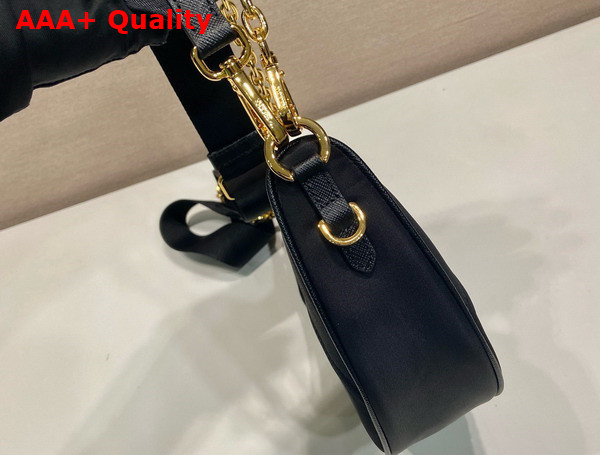 Prada Re Nylon Shoulder Bag in Black 1BH222 Replica