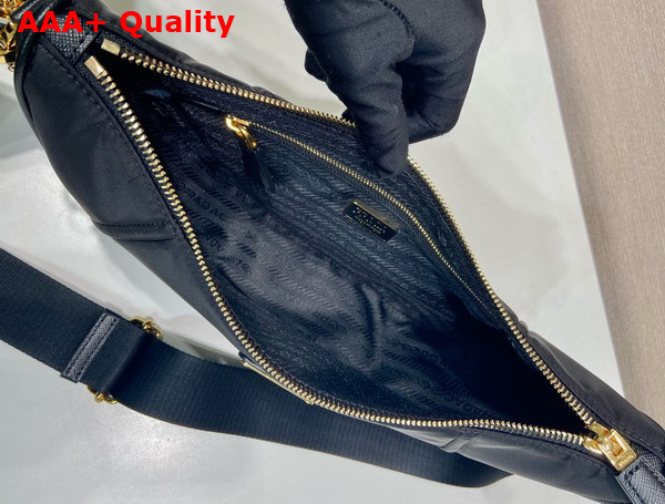 Prada Re Nylon Shoulder Bag in Black 1BH222 Replica