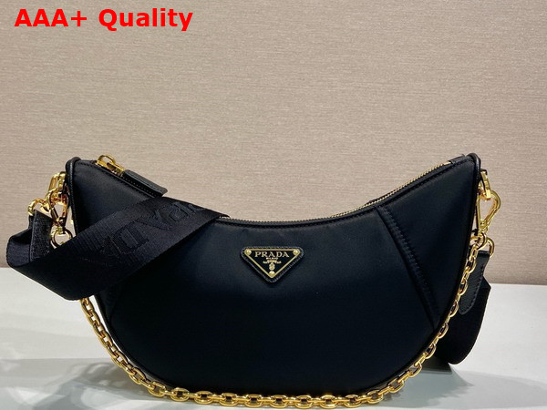 Prada Re Nylon Shoulder Bag in Black 1BH222 Replica