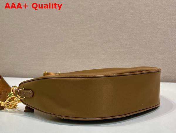Prada Re Nylon Shoulder Bag in Brandy 1BH222 Replica