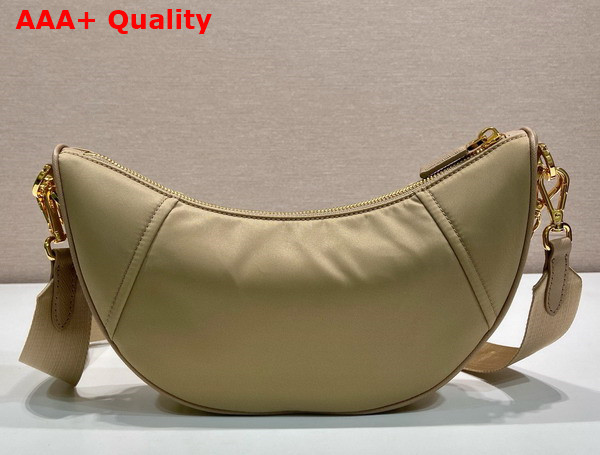 Prada Re Nylon Shoulder Bag in Camel Brown 1BH222 Replica