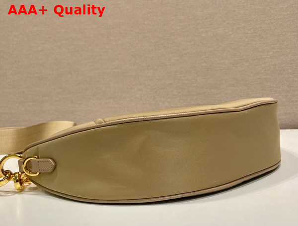 Prada Re Nylon Shoulder Bag in Camel Brown 1BH222 Replica