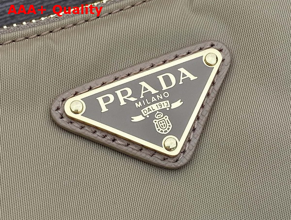 Prada Re Nylon Shoulder Bag in Camel Brown 1BH222 Replica