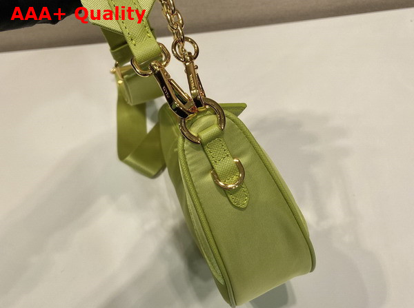 Prada Re Nylon Shoulder Bag in Ivy Green 1BH222 Replica