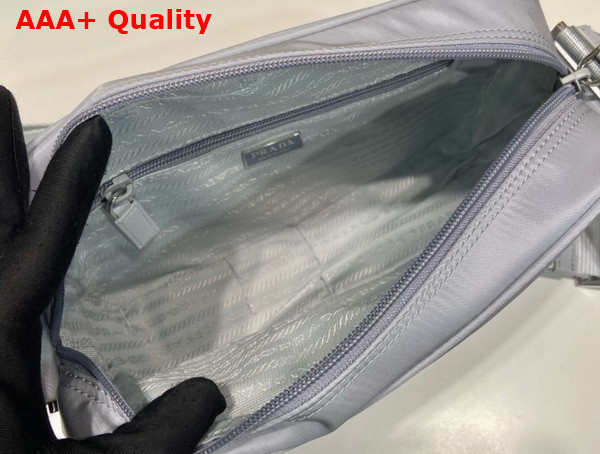 Prada Re Nylon Shoulder Bag in Light Blue 1BC167 Replica