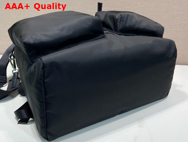 Prada Re Nylon and Leather Backpack in Black 2VZ108 Replica
