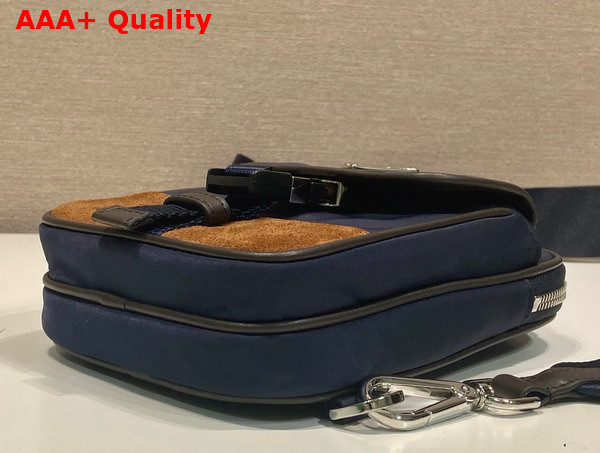 Prada Re Nylon and Leather Smartphone Case in Blue 2ZH194 Replica