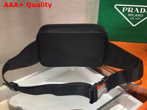 Prada Re Nylon and Saffiano Leather Belt Bag in Black 2VL977 Replica