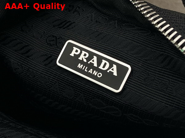 Prada Re Nylon and Saffiano Leather Smartphone Case in Black 2ZH194 Replica