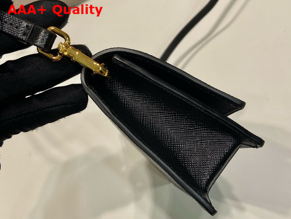 Prada Saffiano Leather Mini Bag in Black 1NF059 Replica