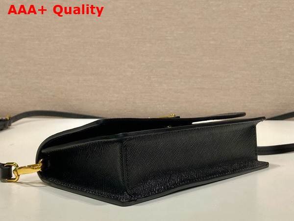 Prada Saffiano Leather Mini Bag in Black 1NF059 Replica