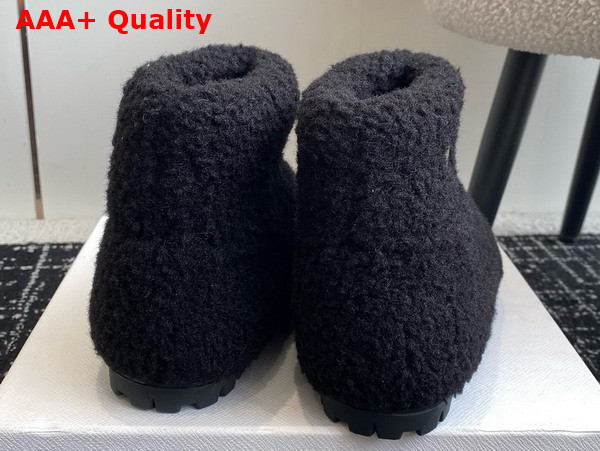 Prada Shearling Booties in Black 1T711N Replica